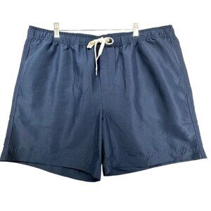 1901 by Nordstrom Mens Swim Trunks Sz XL Navy NEW w/Tags Classic Preppy $50 MSRP